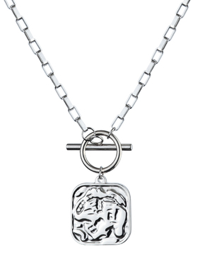 BZV钛钢古岩OT扣原创中性风项链