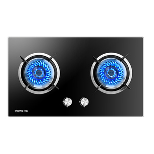 火王定时燃气灶天然气双灶家用台嵌入式煤气炉猛火灶家用炉灶单灶