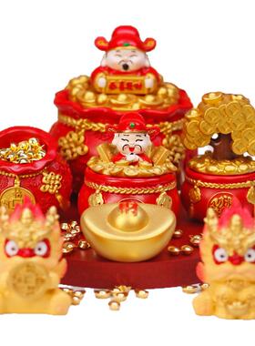 玄关客厅招财财神摆件乔迁礼品