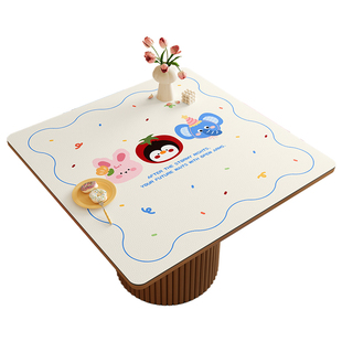 ins风桌布耐高温餐桌台面垫子正方形防水防油免洗桌面垫方桌桌垫