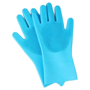 狗狗洗澡手套宠物搓澡刷子猫咪去浮毛撸毛神器防抓咬硅胶沐浴用品