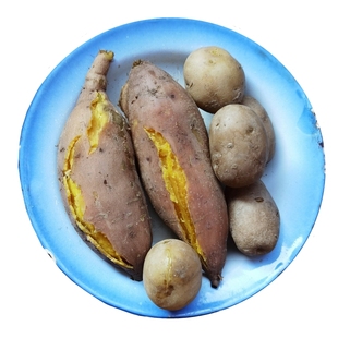 红薯地瓜红皮白心黄心红苕新鲜圆板栗番薯粉糯重庆产地直邮9斤包