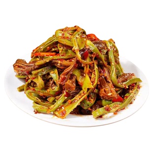 贡菜鹿茸菇香辣过瘾开袋即食网红零食追剧湖南正宗湘味下饭菜咸菜