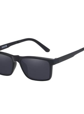 男士夹片式眼睛近视墨镜