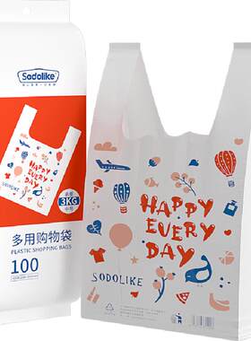 sodolike中号卡通印花加厚垃圾袋