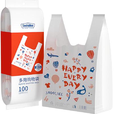 sodolike中号卡通印花加厚垃圾袋