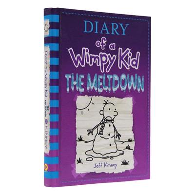 现货小屁孩日记13 美版 精装 英文原版 Diary of a Wimpy Kid#13 The Meltdown 杰夫金尼 Jeff Kinney 8-12岁儿童读物 英语书籍