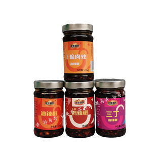 贵州特产龙哩邓氏油辣椒三丁无骨辣子鸡干煸肉丝辣椒酱红油调料