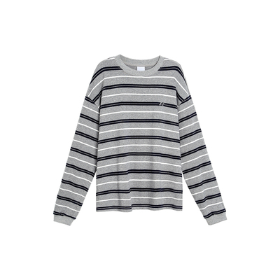 TurnSignal潮牌条纹长袖T恤女