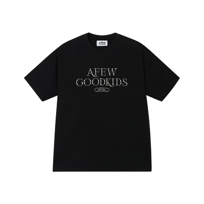 AFGK25SS珍珠烫钻情侣短袖T恤