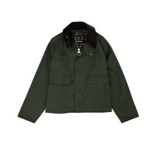 王一博同款 英国Barbour peached Spey无蜡钓鱼夹克风衣外套短款