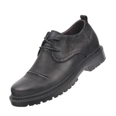 增高鞋男7cm大头皮鞋商务休闲鞋