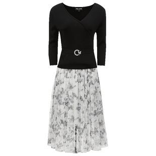 【连衣裙清仓合集】Vero Moda春夏优雅气质V领长袖通勤可爱裙子女