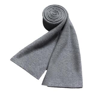 红色格子围巾男士冬季2025新款高档羊毛针织冬天过年礼物防寒围脖