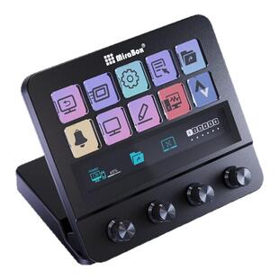 MiraBox妙联宝N4带屏幕自定义小键盘streamdeck可视化直播控制台