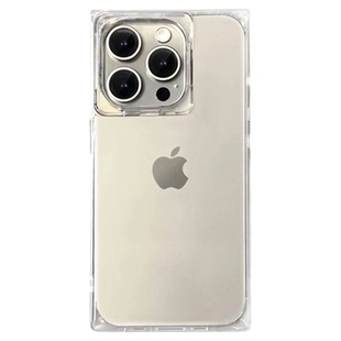 四角气囊rectangular shockproof clear case 适用iphone 11 12 13 14 15 16 plus 17 pro max