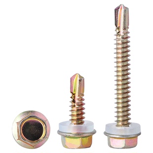 六角木钻钻尾丝法兰钻尾丝木牙螺丝木螺丝自攻自钻尾木工钻尾丝