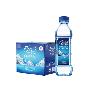 5100西藏冰川矿泉水1.5L天然弱碱性矿泉水水高端泡茶会议用水整箱
