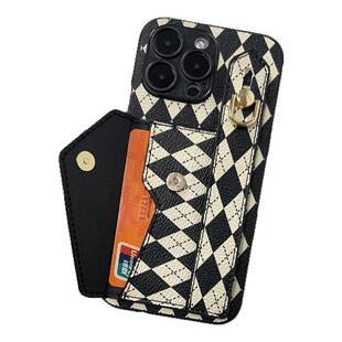 坎宁安适用于苹果16promax手机壳iphone17插卡套15腕带14支架13装卡12公交卡11复古xs零钱包XR高档7保护套8P