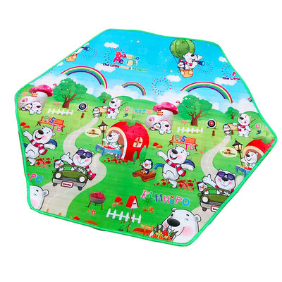 儿童帐篷专用六角地毯宝宝爬行垫
