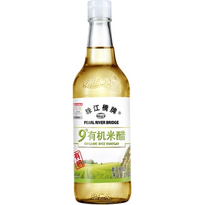 珠江桥牌9度有机米醋食用500ml