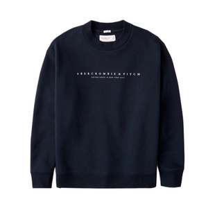 Abercrombie＆Fitch秋冬男士抓绒圆领卫衣af套头休闲长袖上衣外套