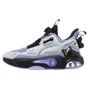 网面透气运动鞋男春夏休闲旋钮气垫跑步鞋子男鞋初中学生青少年