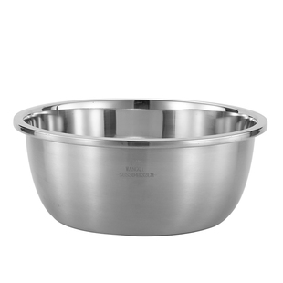 304不锈钢食品级小盆圆形家用厨房烘焙打蛋和面盆加厚沥水漏盆子