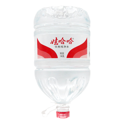 娃哈哈饮用纯净水14.8L*10桶团购