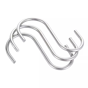 不锈钢挂钩s型浴室卫生间加粗大承重多功能s勾厨房香肠腊肉吊钩