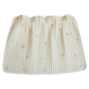 韩国刺绣小熊图案儿童汽车遮阳帘通用型绗缝防晒隔热档光加厚款