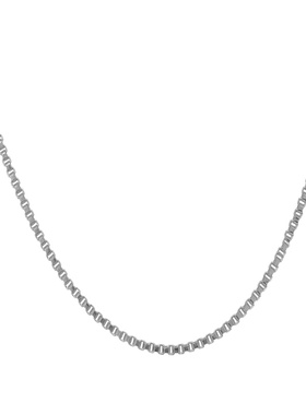 纯银短款玫瑰金毛衣链