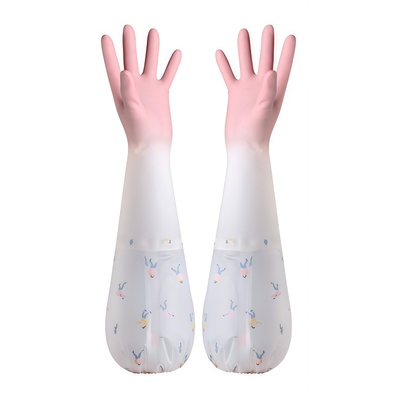 束口松紧接家务手套橡胶防滑加绒