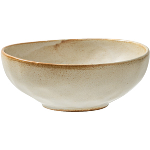 粗陶碗日式复古陶瓷餐具碗家用碗女生高颜值汤碗沙拉碗面碗酸奶碗