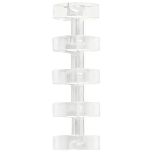 【一件包邮】可得优5孔装订环学习收纳考试安静书分段装订环多孔打孔活页纸孔环打孔机胶圈开合塑料夹hyh-5