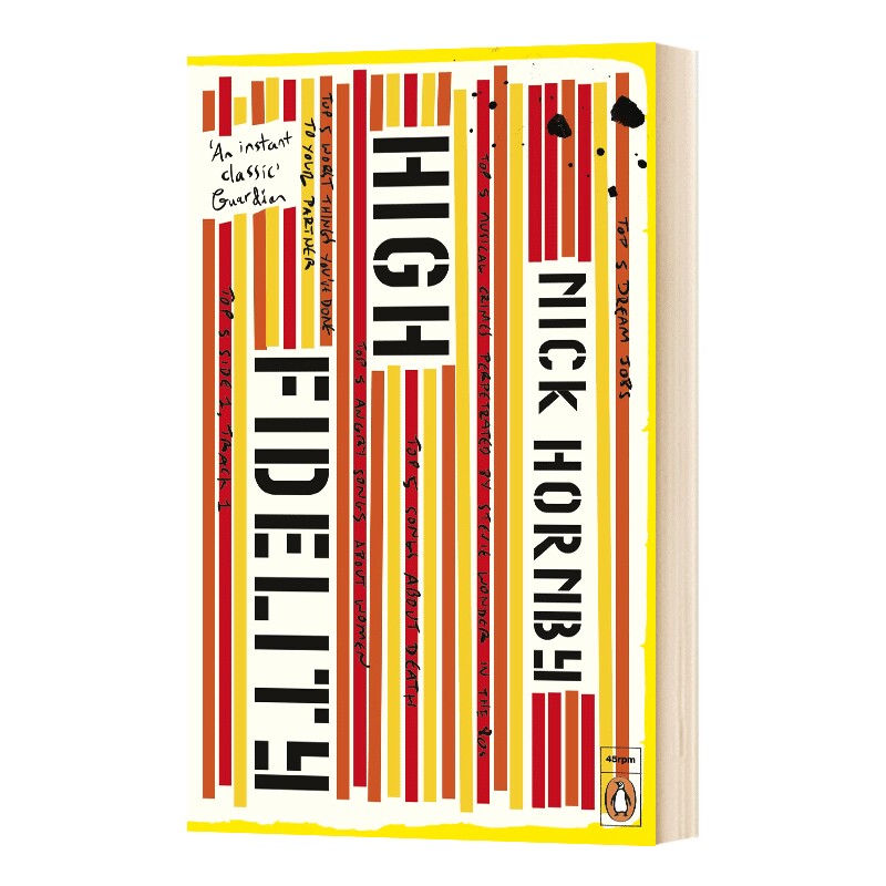 英文原版小说 High Fidelity 失恋排行榜 Nick Hornby 英文版 进口英语原版书籍