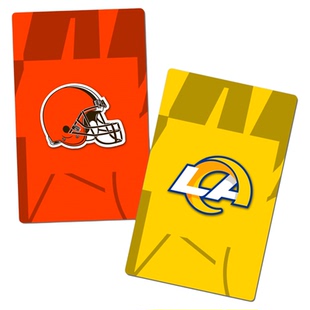 橄榄球队徽卡贴定做全套32张球队LOGO标志卡片八达通美式饭卡贴纸