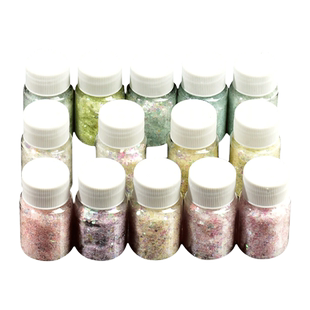 滴胶流麻美甲亮片爆闪网红爆款指甲油闪粉大贴片粉梦幻色饰品流沙