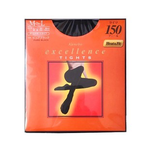 kanebo连裤袜日本嘉娜宝发热袜子150d 美腿塑形打底保暖压力显瘦