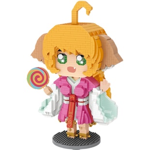 LOZ/俐智狐妖小红娘涂山苏苏容容雅雅微型钻石积木拼装玩具高难度