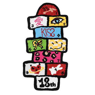 【找乐子】妖精的口袋不规则多巴胺趣味毛绒地毯25新款设计感毯子