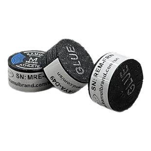 KAMUI卡姆新款皮头 ATHLETE职业黑卡姆14mm大头杆九球杆枪头黑八