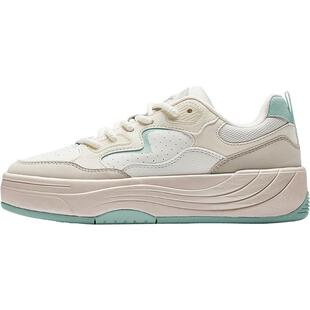 安踏PG7 板鞋丨厚底增高舒适板鞋女百搭运动鞋简约平底小白鞋女鞋