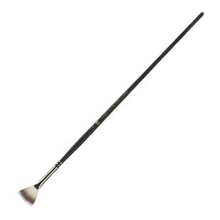 樱花扇形笔黑骑士尼龙水粉笔油画笔丙烯水彩颜料联考艺考画笔套装