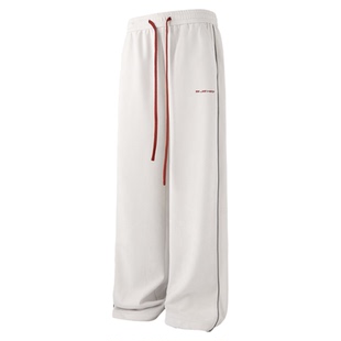 BJHG不计后果环保麂皮绒运动休闲裤子男款冬季外套直筒宽松套装女