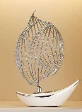 一帆风顺帆船风生水起摆件客厅办公室桌面装饰领导高档高级感小众