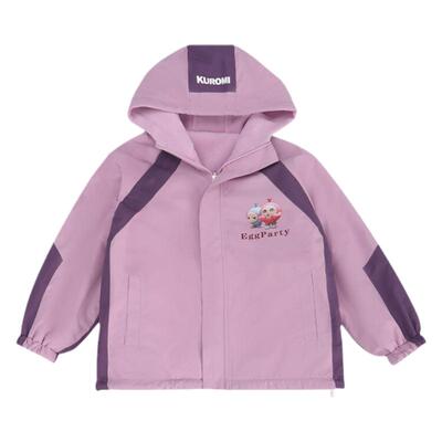 卡通蛋仔图案加绒加厚初冬AB双面