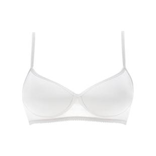 100%真丝内衣女夏季薄款超薄小胸聚拢无钢圈细肩带桑蚕丝文胸胸罩