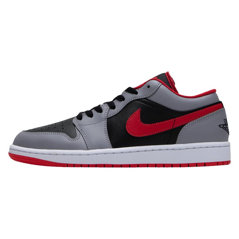 NIKE耐克2026春季新品男鞋AJ1清爽白绿撞色运动休闲鞋 553558-300