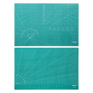 得力切割垫板a3手工桌面写字书写考试广告裁切雕刻版画画美工工作台绘画学生用裁纸软A2大号A4小号防割pvc